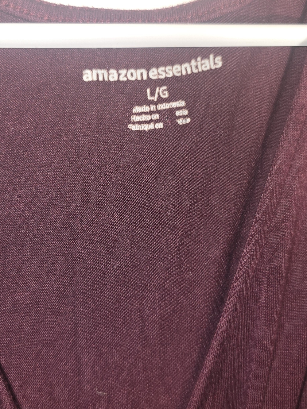 Amazon Essentials Women's Wrap Maxi Dress - Plum - Picture 2 of 3